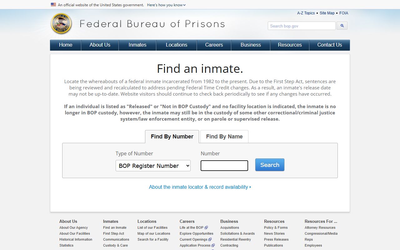 Isabella County probate records federal inmate locator page