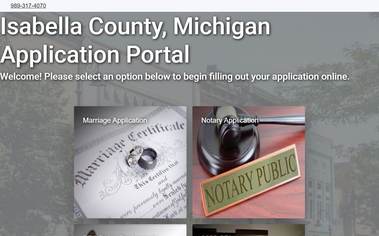Isabella County warrant records concealed weapon application portal
