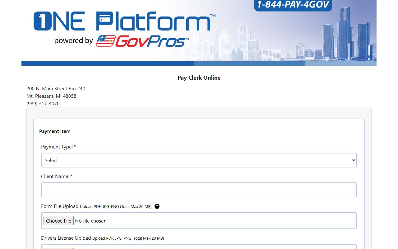 Isabella County warrant records clerk request portal
