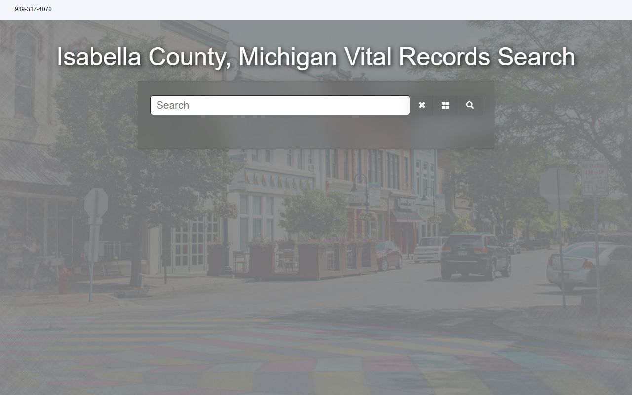 Isabella County warrant records vital records request portal